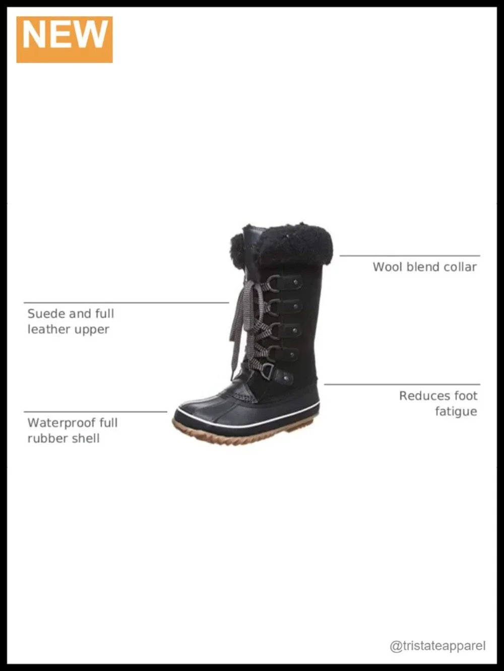 Bearpaw Women's Denali Snow Boots, Waterproof Suede Leather, 200g Insulation,